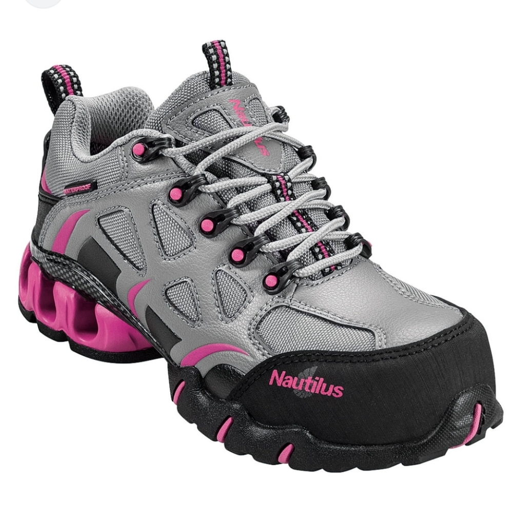 Nautilus Safety Footwear Steel Toe Athletic Work Shoes N1851M Size 8 1/2